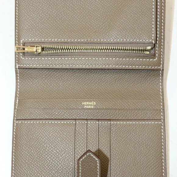 Hermes Wallet Bearn Epsom Wallet - Etoupe - Picture 3 of 16